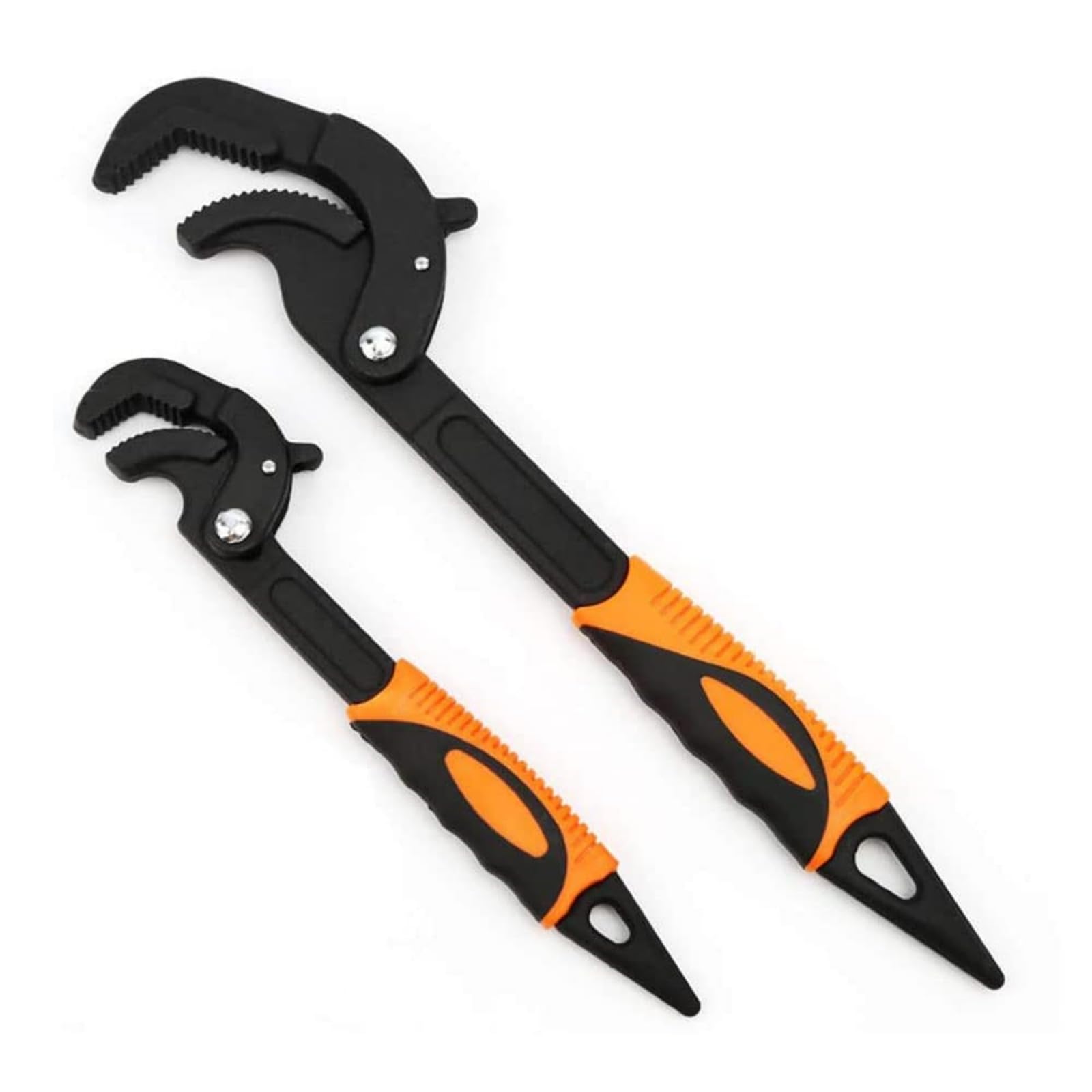 ＨＹＣＤＩＹＴＳ パイプレンチ 大小2本セット 30~60mm/14~30mm 多機能万能レンチ マジックレンチ 自動調整スパナ クイックパワーグリップ 自動車修理や家のメンテナンス 水道工具 配管工事