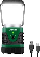 Lepro 1000 Lumen Rechargeable Camping Lantern 4 Modes 4400mAh Power Bank view 1