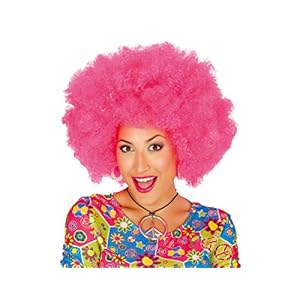 Guirca 4010 – Peluca Afro Rosa Extra