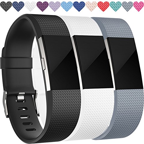 Replacement bands for fitbit charge 2, 3-pack fitbit ch…