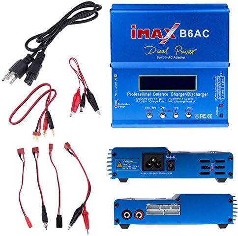 80W IMAX B6AC RC Balance Lipo Battery Charger B6 AC Nimh Nicd lithium Battery Balance Charger Discharger with Digital LCD Screen