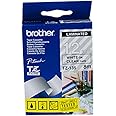 Brother Laminated Tape, Retail Packaging, 1/2 Inch, White, on Clear (TZe135)