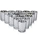 Silver Mercury Votive Candle Holder Set of 15 - Made of Mercury Glass with a Speckled Silver Finish - Adds the Perfect Ambience to Your Wedding or Home Decor