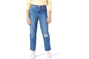 LEVI STRAUSS SIGNATURE GOLD Signature by Levi Strauss & Co. Gold Label Girls' High Rise Ankle Straight Jeans
