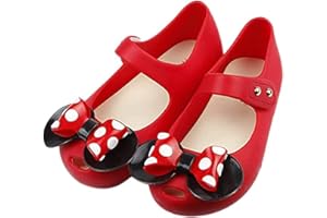 iFANS Girls Sweet Dot Bow Princess Sandals Shoes Mary Jane Flats for Toddler/Little Kid
