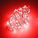SENHAI Fairy String Lights with Screwdriver, Set of 6 LED Lights Copper Wire, 20 LED Bulbs for Bedroom House Party Wedding Concert Festival Halloween Christmas Tree Decoration - Red