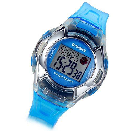 Lancardo Blue Multi Function LED Quartz Sport Watches with Gift Bag