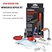 DIY Windshield Repair Kit, with UV Curing Light, Quick Fix, Car Glass Repair Tool Set for Half-Moon Cracks and The Combination Cracks
