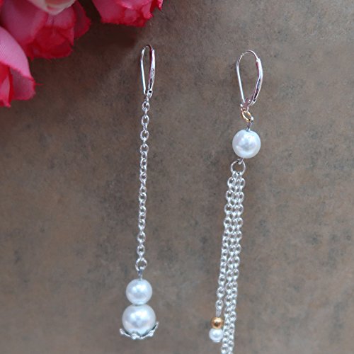 TOAOB 8Pcs Sterling Silver French Earring Hook Lever Back Earwires 16 x 12mm Hypo-allergenic Jewelry Findings - Thumbnail 3
