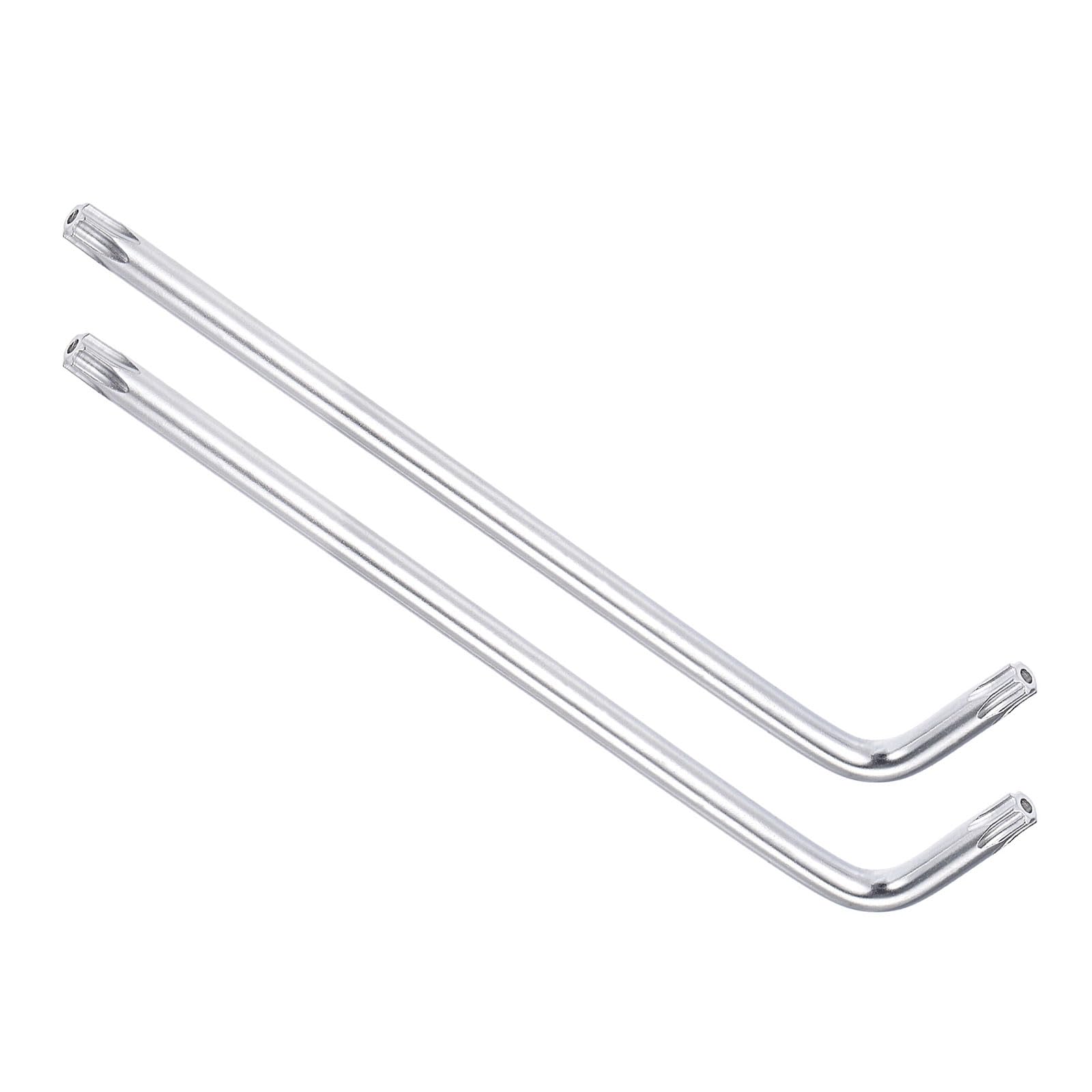 CoCud Tamper Proof Torx Key, T45 Torx, CR-V Steel L-Shape Star Wrench - (Applications: for Basic Home Repair and Mechanical Maintenance), 9-Pieces