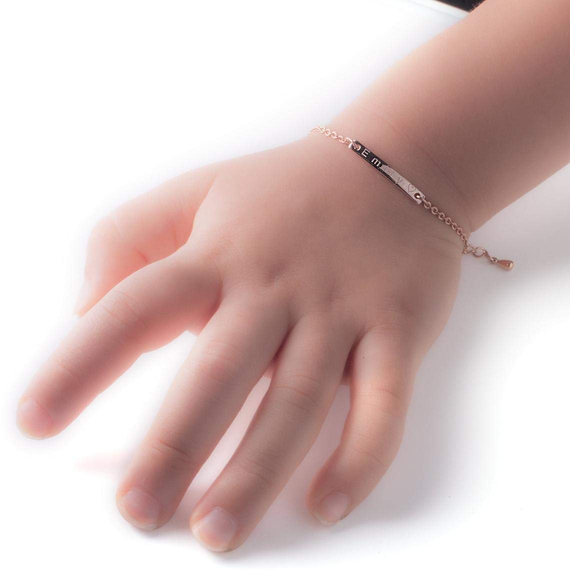 Personalized Baby Name Bracelet Jewelry Gift Custom Baby Bracelets for Infant Girls & Boys, Ideal Christmas Gift for Kids, Elegant Baby Bracelets for Girls 1 Year Old - Perfect Holiday Keepsake