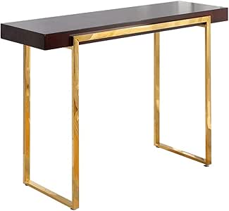 HANSHAN Mesa Auxiliar Tabla De Consola, Pequeño Nuevo Chino Sólido De