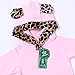 Kashoer 2Pcs Cute Newborn Baby Girls Pink Leopard Hoodie T-shirt Top + Pants Outfits Set (0-3Months, Pink&Leopard) 1