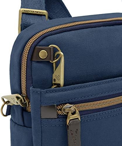 Travelon: Anti-Theft Courier Small N/s Slim Travel Bag - Navy 11 Travelon: Anti-Theft Courier Small N/s Slim Travel Bag - Navy