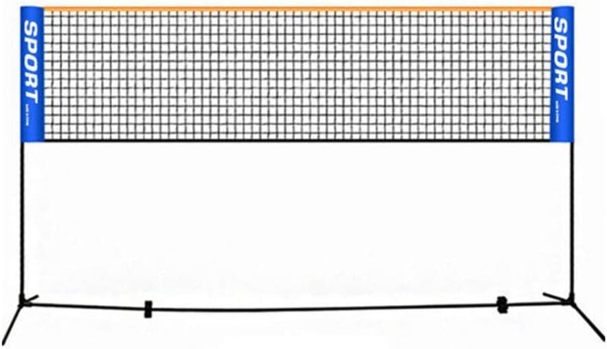 CHUANGXIE Tennis net/net set combi, free-standing leisure net for badminton, street tennis and other sports, continuously height-adjustable from 0.75m to 1.55m, width 3m