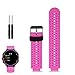 Feskio Accessory Air Hole Style Soft Silicone Replacement Strap Watch Band With Tools Designed for Garmin Forerunner 220/230/235/630/620/735XT Sports GPS Running Watch Strap
