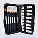 17 Piece Acrylic Paint Kit - w/ 7 Paint Brushes, 8 Acrylic Paint Colors, Palette, and Travel Bag 4-in-1