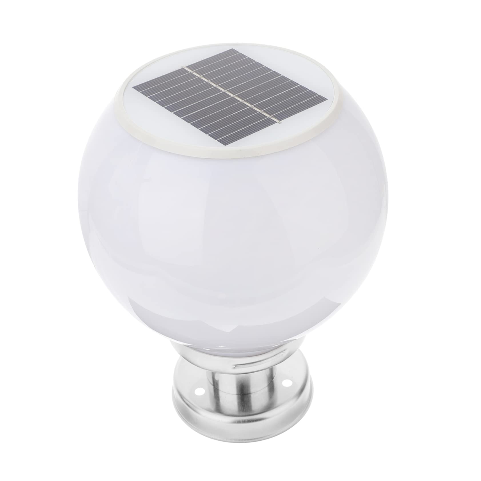CAXUSD Solar Post Light Solar Powered Garden Fence Lamp Outdoor Decorative Column Light White Light Solar Fence Post Lights for Patio