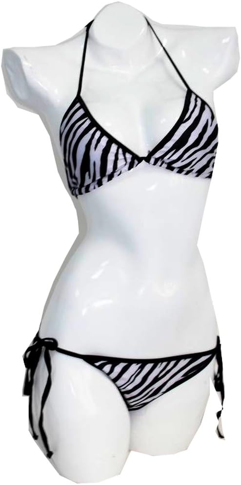 Triangle Bikini Sexy Shiny Metallic Pencil