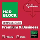 H&R Block Tax Software Premium & Business 2021 Windows [PC Download] [Old Version]