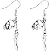 OKEYCH Horror Movie Gift Vampire Film Fan Earrings Movie Fandom Jewelry Cosplay Merch