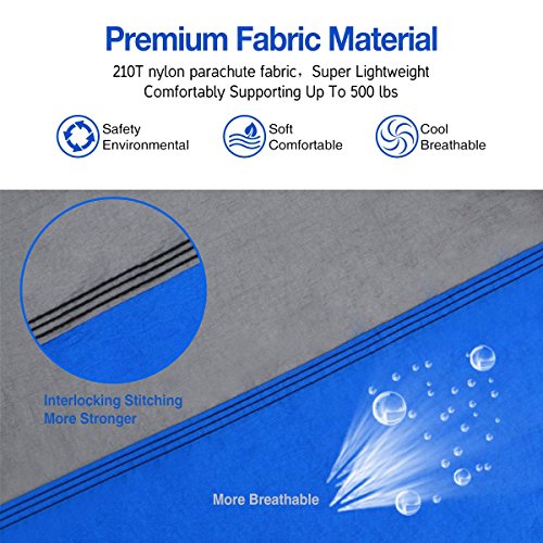 image for KAMOTA Camping Hammock, Outfitters Lightweight Nylon Portable Hammock 