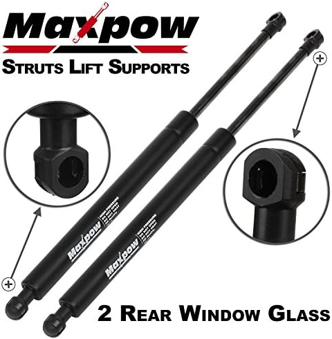 Maxpow 2Pcs Rear Window Lift Supports Struts Compatible With Honda Passport 1994-2002,Isuzu Rodeo 1991-2004,Isuzu Amigo 1999-2000,Isuzu Wizard 1991-2004 SG314012