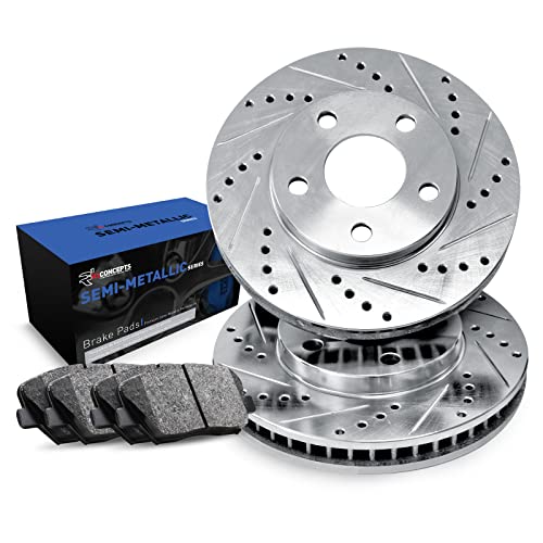 R1 Concepts Front Brakes and Rotors Kit |Front Brake Pads| Brake Rotors and Pad…