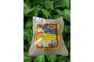 Ceycan Whole Pure Kithul Jaggery Block (unrefined solid sugar block made from palmyra) - Wrapped in leaves