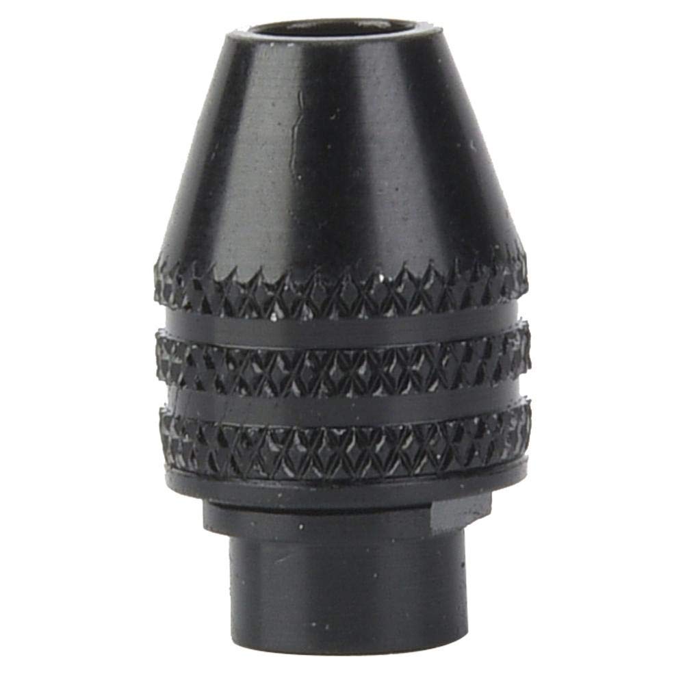 8mm Mini Universal Three-Jaw Chuck Adapter Conversion Head 0.5-3.2mm for Electric Screwdriver Drill (Long Tail 8mm)