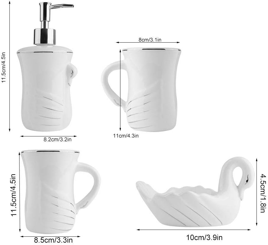 Seifenkiste Bad Accessoires Set Zahnbürstenhalter und Tasse Weiß