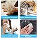 LAIKA Upgrated Pet Grooming Glove, Pet Hair Removal Mitts Deshedding Brush Glove: Breathable Comfortable & Efficient - Perfect for Dog Cat Rabbit Horse with Long & Short Fur, 1 Pair …