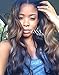 ZANA Body Wave Brazilian Human Hair Wigs for Black Women Glueless Lace Front Wigs Two Tone Ombre Color