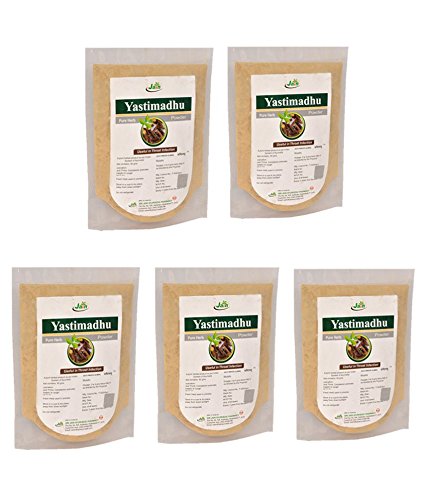 Pack of 5 Jain Yastimadhu Powder 50 g (Licorice/Glycyrrhiza glabra) Mulethi