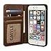 GMYLE iPhone 6 Case, [Book Case] iPhone 6 / 6s (4.7 inch) case Wallet Book Case Vintage for iPhone 6 (4.7 inch) - Brown Classic [Crazy Horse Pattern] [PU Leather] Book style Wallet Case Cover