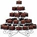 Wilton 307-651 Cupcakes and More 38 Count/5-Tier Metal Dessert Stand