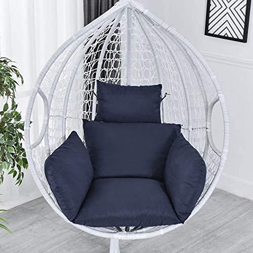 Boyspringg Hanging Egg Chair Cushion ,Thick Nest Back Pillow