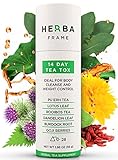 DETOX TEA HerbaFrame 14-Day TeaTox (28 bags) | Premium Weight Loss Tea | Herbal Body Cleanse | Healthy Slimming Tea | Fat Burner | Energizing Appetite Control | Weight Management for Women and Men