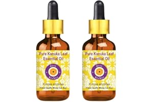 dève herbes Kanuka Essential Oil (Kunzea ericoides) with Glass Dropper Pure | Non-Sticky | Non-Greasy | Lightweight | Men & Women | All Skin Types | Steam Distilled 5ml X 2 (0.33 oz)