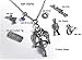Crossbow With Angel Wings Necklace Dead Man Walking Charms Women's Jewelry Zombie Apocalypse Survival Gear
