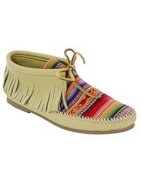 Minnetonka Womens Frisco Deerskin arranque