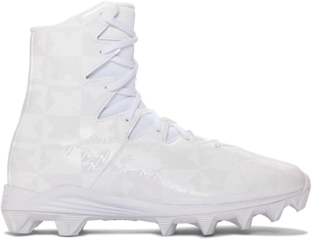 Under Armour Highlight RM Youth Lacrosse Cleats White/Silver5.0 at Amazon Men’s Clothing store