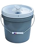 2 Gallon Bucket with Lid & Handle Pour Spout Leak