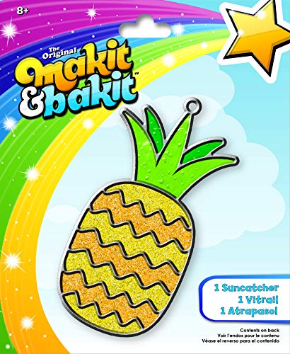 Colorbok 73985 Makit & Bakit Suncatcher Pineapple, Multi-Colored