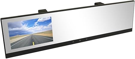 Amazon Co Jp Origin 4 3インチルームミラーモニター タッチパネル操作 バックミラーモニター バックカメラに連動可能 映像入力2way Vc99 カメラ
