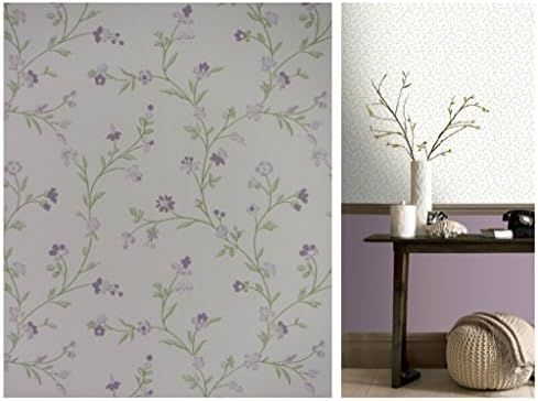 Dolly Mixtures Ditsy Daisy Lilac Wallpaper 268170