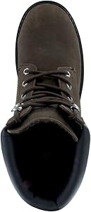 rugged blue work boots