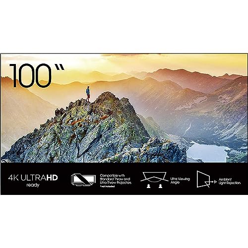 Hisense F100W 100" ALR Display Screen, 4K Ultra HD
