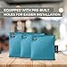 7-Pack Activated Carbon Air Purifier Bags, Home, Office, Business & Car Air Purifier and Freshener Bags in Blue, 75-Gram Natural Bamboo Charcoal Odor Eliminator Bags, Unscented Deodorizers