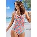 Leadmall Women’s Tankini Swimwear | Ladies Tummy Control One Piece Swimsuit | Floral Print Monokini Beachwearthumb 3